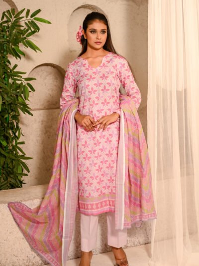 Printed Cotton 3 piece - Unstitched