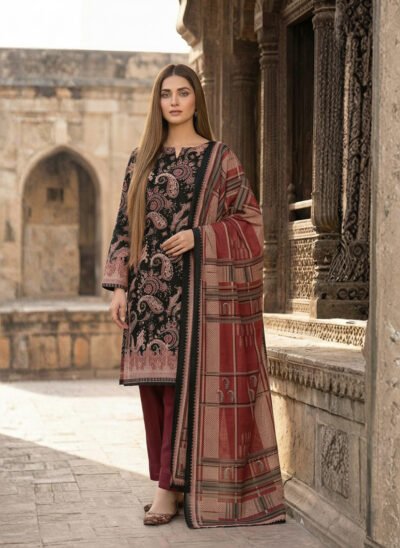 Printed Cotton 3 piece - Unstitched