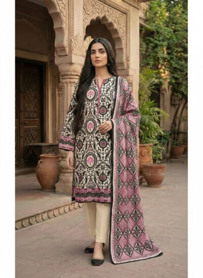 Printed Cotton 3 piece - Unstitched