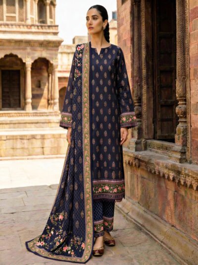 Printed Cotton 3 piece - Unstitched