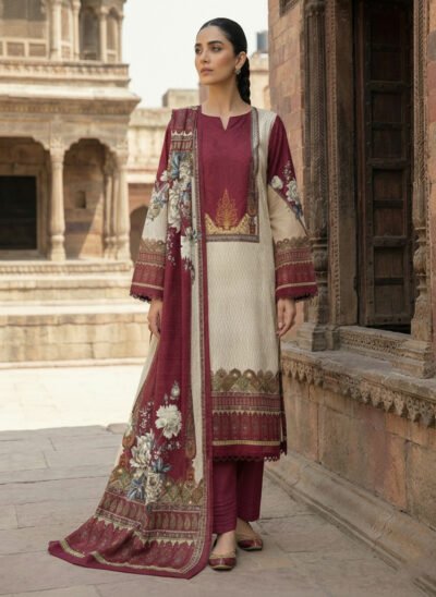 Printed Cotton 3 piece - Unstitched