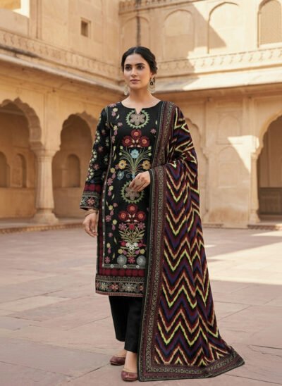 Printed Cotton 3 piece - Unstitched