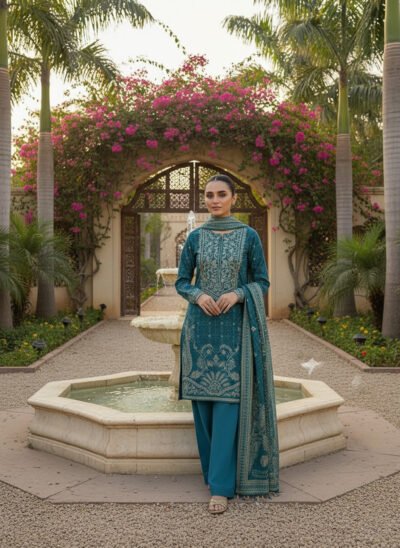 Printed Cotton 3 piece - Unstitched