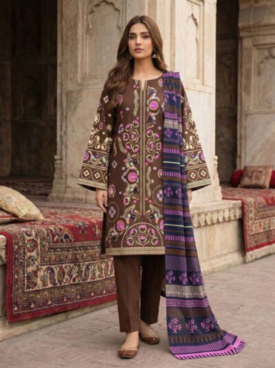 Printed Cotton 3 piece - Unstitched