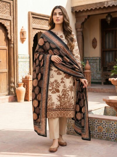 Printed Cotton 3 piece - Unstitched